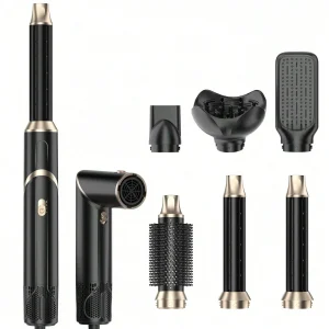 Six-In-One Hot Air Comb Foldable Curling Iron Hair Dryer Straight Roll Multi-Function Portable Hair Dryer - AliExpress 6